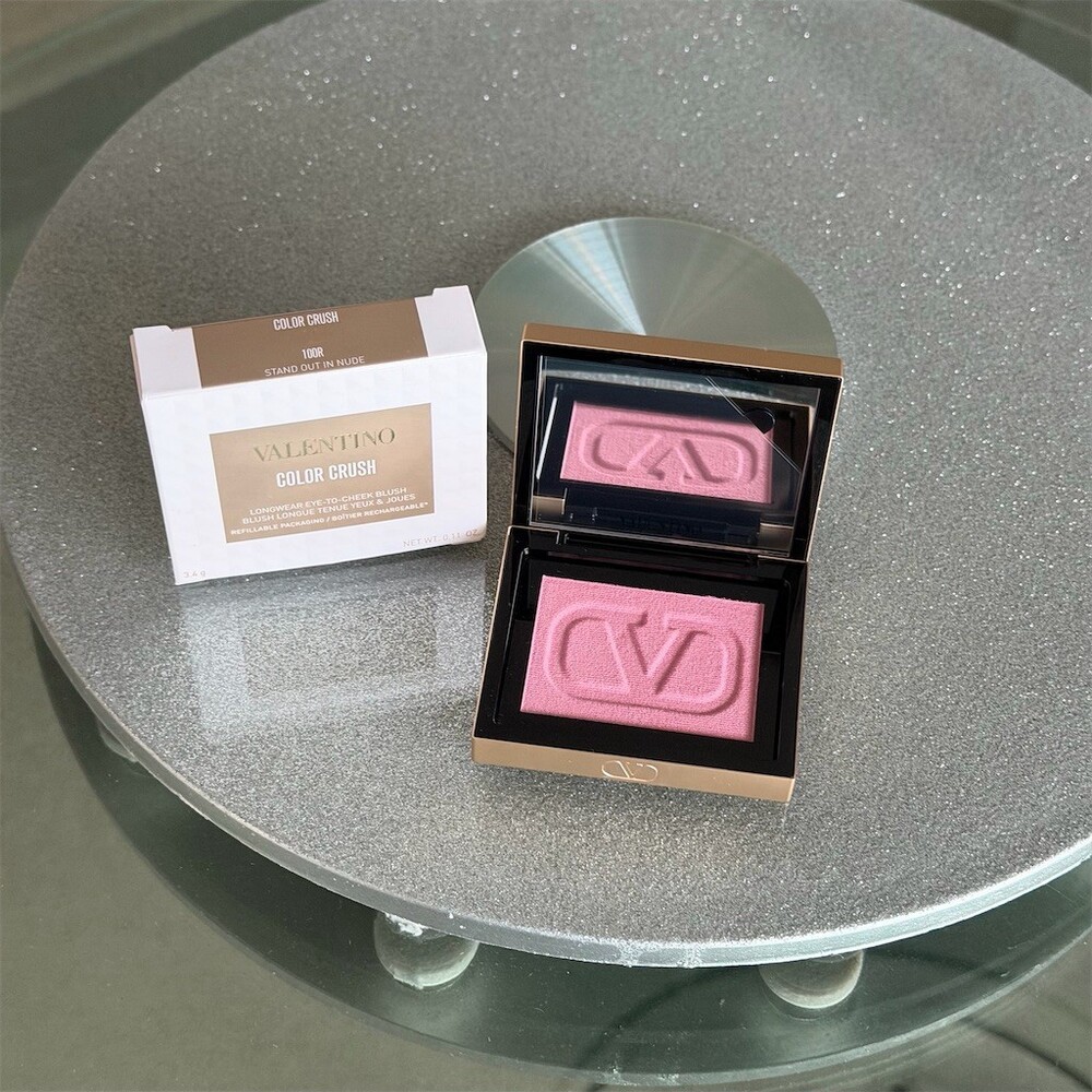 Valentino Color Crush Longwear Eye-to-Cheek Blush 628R Refillable 0.11oz